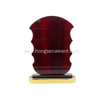 Stock Souvenir Wooden award plaque frame trophy